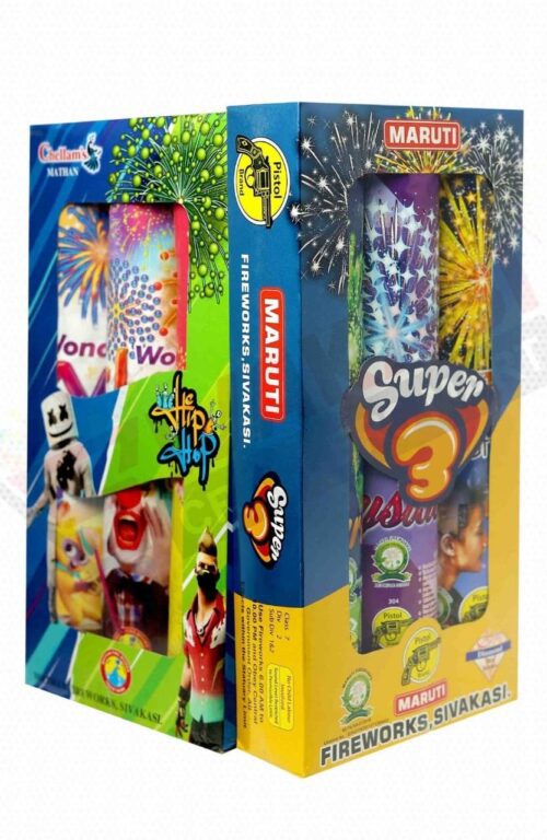 2" Fancy 3 Pcs — Sky display by Sadhana Crackers