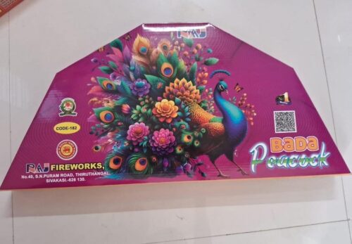 Bada Peacock(5 face ) — Fountain items by Sadhana Crackers