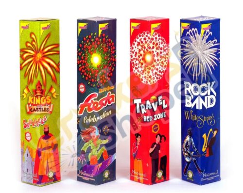 2" Fancy — Sky display by Sadhana Crackers