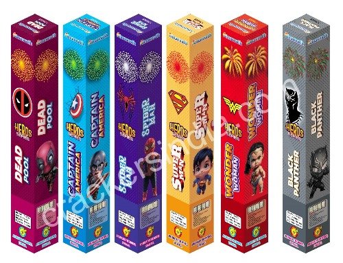 1" Chotta Fancy (All Varieties) — Sky display by Sadhana Crackers