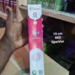 10 cm Red Sparklers — Sparklers by Sadhana Crackers