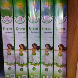 30 cm Green Sparklers — Sparklers by Sadhana Crackers