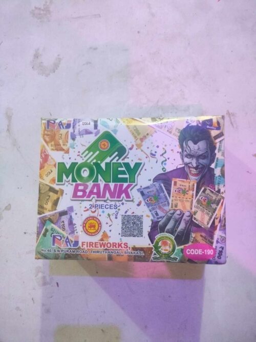 Money Bank (2 piece) — Splash bomb by Sadhana Crackers